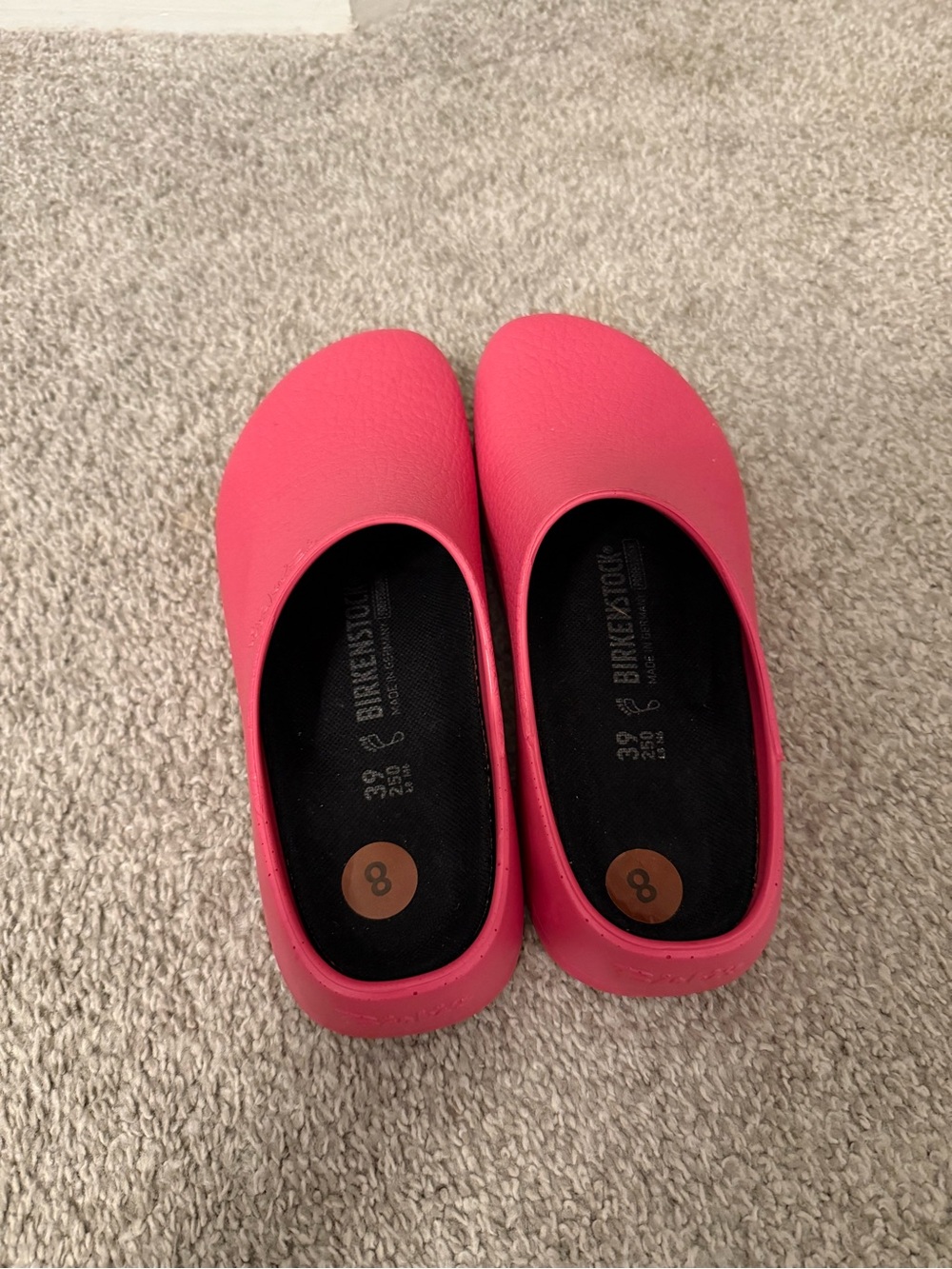 Birkenstock Pink Slip-On Clog Mules